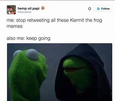Image result for Evil Kermit Meme Cookies