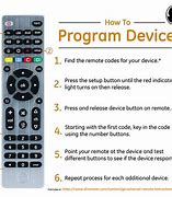 Image result for Program TV Remote Control Code