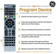 Image result for GE Universal Remote Controller Codes