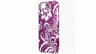 Image result for iPhone 5C Case Clear Purple Glitter