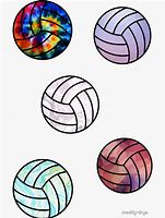 Image result for Sports Stickers Volleyball