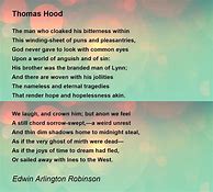 Image result for Thomas Hood Poems