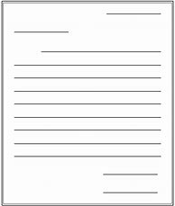 Image result for Blank Friendly Letter Template