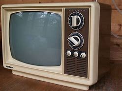 Image result for Old Black and White Television