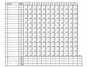 Image result for 2 Team Baseball Score Sheet