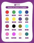 Image result for Colours Their Names