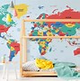 Image result for World Map Wall Mural Wallpaper