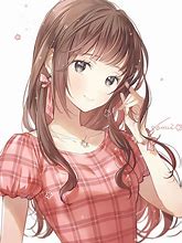 Image result for Drawing of Pretty Girl with Brown Hair