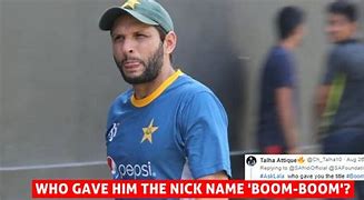 Image result for Boom Boom Afridi