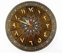 Image result for Wall Clock with Arabic Numerals