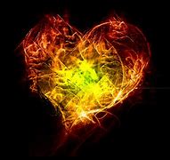 Image result for Flaming Heart Wallpaper