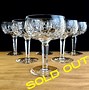 Image result for 6 Each Crystal Champagne Glasses