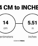 Image result for 14 Cm to Inches