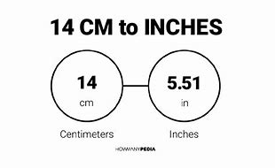 Image result for 14Cm to Inch