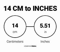 Image result for What Is 14 Inches in Cm