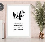 Image result for WiFi Password Sign