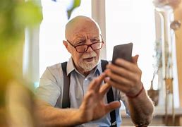 Image result for Old Person Using Cell Phone
