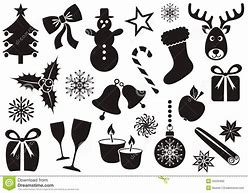Image result for Christmas Decorations Silhouette