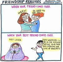 Image result for Funny Best Friend Cartoons