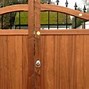 Image result for Wooden Gate Lock Both Sides