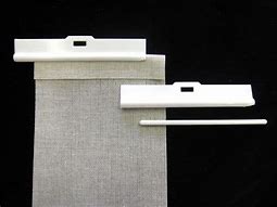 Image result for Vertical Blind Top Hangers Rail