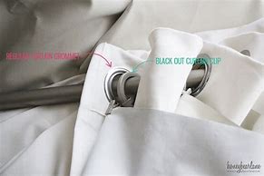 Image result for How to Use Curtain Rings with Clips