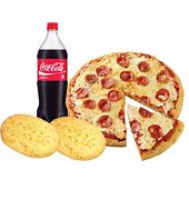Image result for Combo Deal Pizza with Can Coke