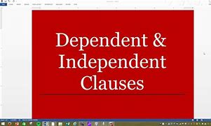 Image result for Two Independent Clause with Three Dependent Clause