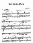 Image result for Wicked Witch Entry Music PDF