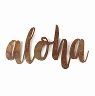 Image result for Aloha Metal Sign
