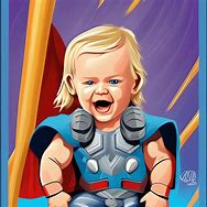 Image result for Baby Thor Cartoon