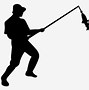 Image result for Silhouette of Fishing