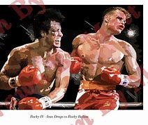 Image result for Rocky vs Drago Poster