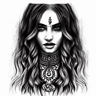 Image result for Boho Woman Drawing