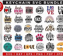 Image result for Keychain SVG Designs