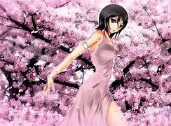 Image result for Anime Girl with Cherry Blossoms