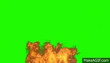 Image result for GIF Greenscreen Fire Magic Electric