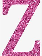 Image result for Glitter Letter Z