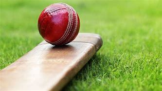 Image result for Photo of Cricket Bat Ball and Wicket