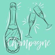 Image result for Champagne Bottle Illustration