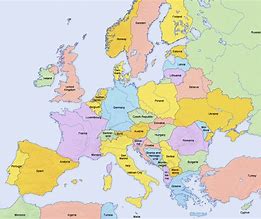 Image result for Modern Day Map of Europe