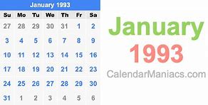 Image result for January-19 1993