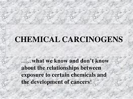 Image result for Chemical Carcinogens