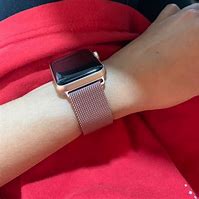 Image result for Rose Gold Apple Watch Band Milanese Loop