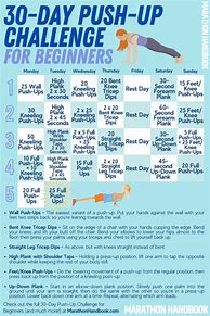 Image result for 30-Day Push-Up Challenge for Men Printable