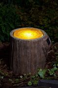 Image result for Tree Stump Red Lighted Speakers