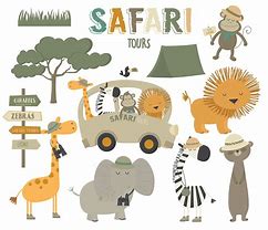 Image result for Safari Tour Guide Clip Art