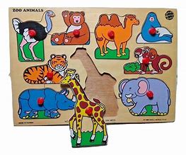 Image result for Vintage Animals Puzzle