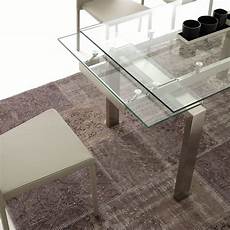 vetro tavolo tavolo allungabile in vetro trasparente 140x80 cm damian vetro tavolo tavolo allungabile in vetro trasparente 140x80 cm damian