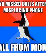 Image result for Missed Phone Call Meme
